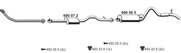 ERNST 160069 Exhaust System